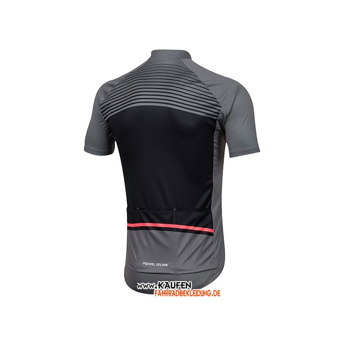 2021 Pearl Izumi Kurzarmtrikot und Kurze Tragerhose Tief Grau
